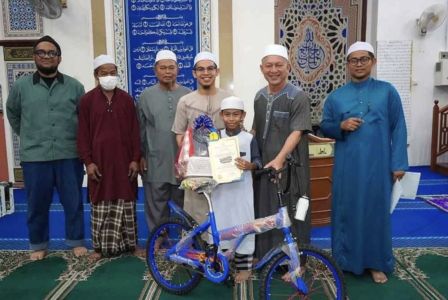 Istiqamah Solat Subuh Berjemaah 40 Hari, Kanak-Kanak 11 Tahun Dapat Basikal Jadi Inspirasi Ummah